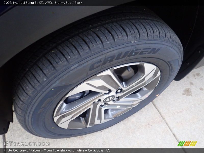 Stormy Sea / Black 2023 Hyundai Santa Fe SEL AWD
