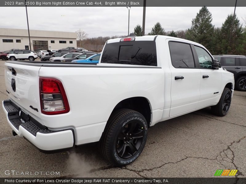 Bright White / Black 2023 Ram 1500 Big Horn Night Edition Crew Cab 4x4