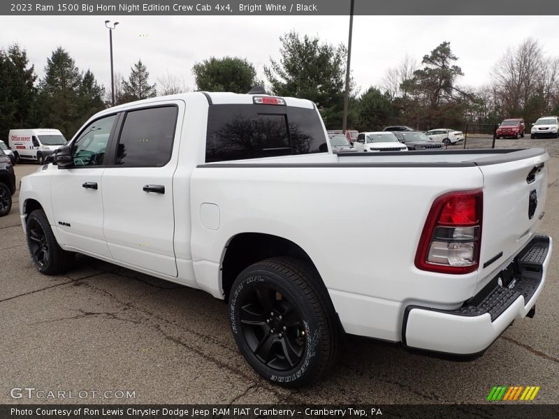 Bright White / Black 2023 Ram 1500 Big Horn Night Edition Crew Cab 4x4