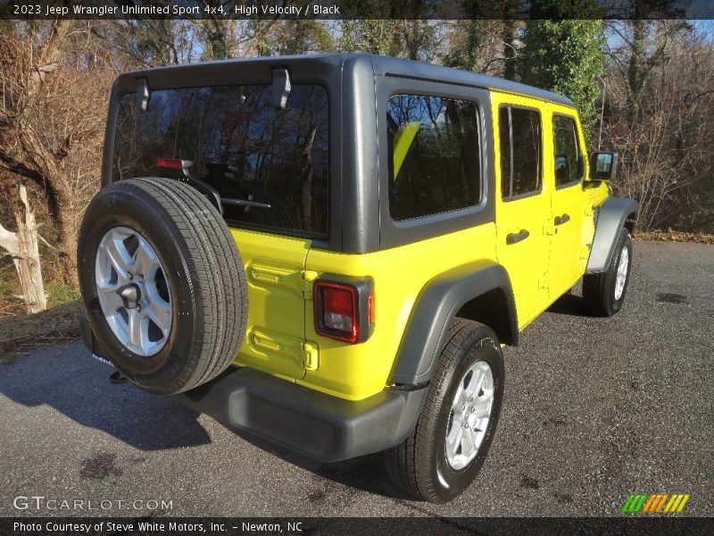 High Velocity / Black 2023 Jeep Wrangler Unlimited Sport 4x4