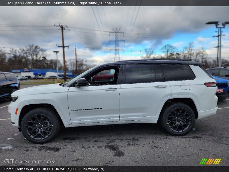 Bright White / Global Black 2023 Jeep Grand Cherokee L Summit 4x4