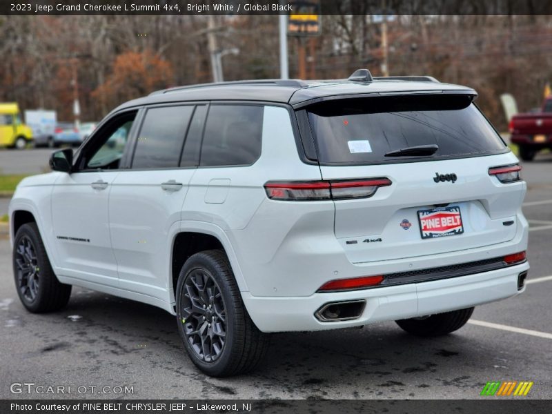 Bright White / Global Black 2023 Jeep Grand Cherokee L Summit 4x4