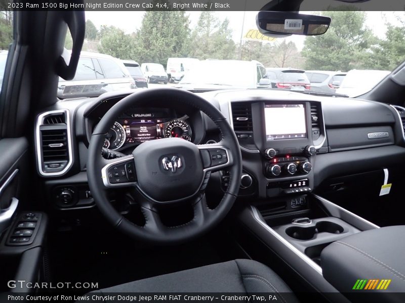  2023 1500 Big Horn Night Edition Crew Cab 4x4 Black Interior
