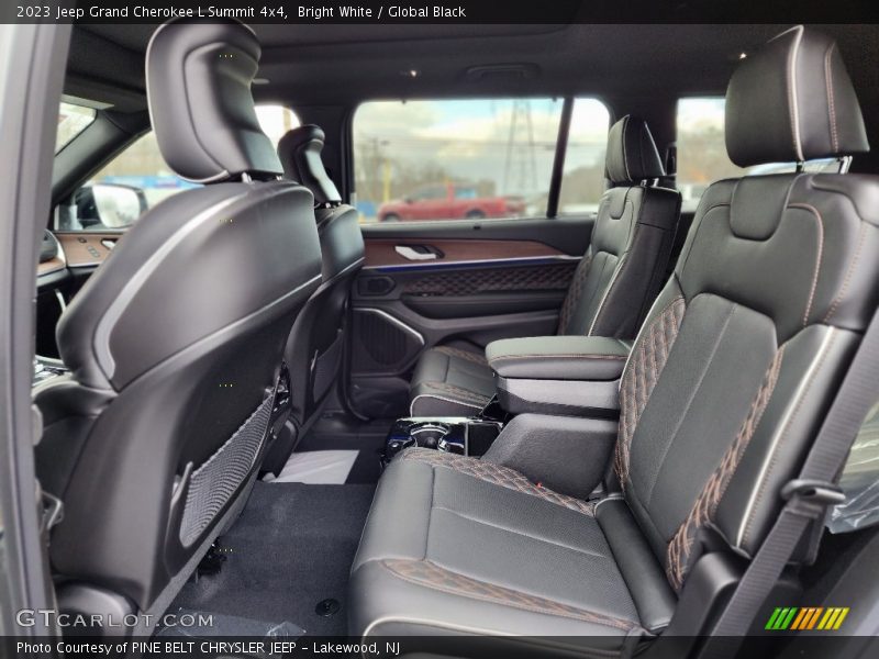 Rear Seat of 2023 Grand Cherokee L Summit 4x4