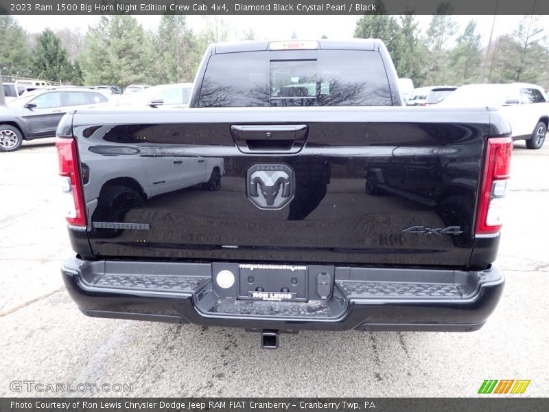 Diamond Black Crystal Pearl / Black 2023 Ram 1500 Big Horn Night Edition Crew Cab 4x4