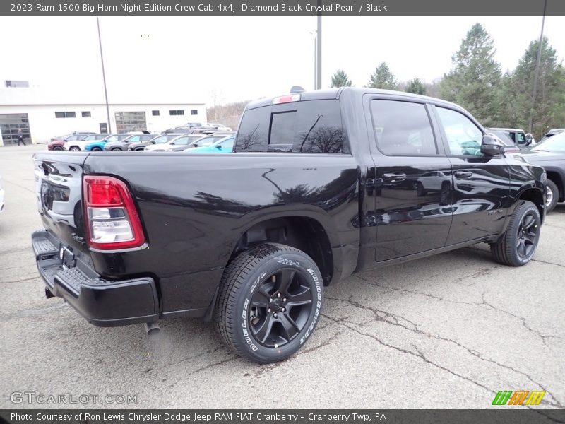 Diamond Black Crystal Pearl / Black 2023 Ram 1500 Big Horn Night Edition Crew Cab 4x4