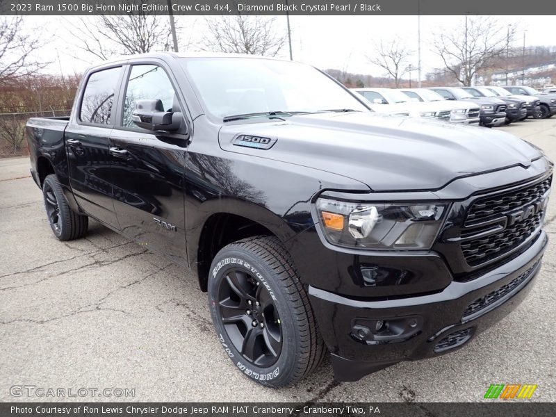 Front 3/4 View of 2023 1500 Big Horn Night Edition Crew Cab 4x4