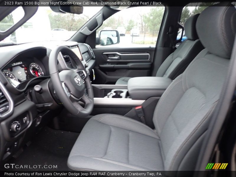 Diamond Black Crystal Pearl / Black 2023 Ram 1500 Big Horn Night Edition Crew Cab 4x4