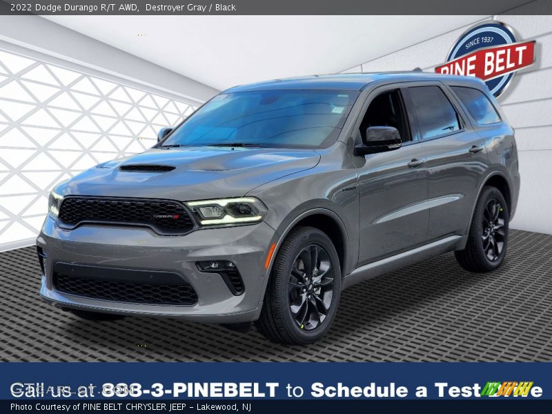 Destroyer Gray / Black 2022 Dodge Durango R/T AWD
