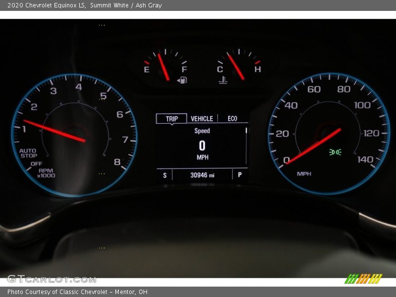 Summit White / Ash Gray 2020 Chevrolet Equinox LS