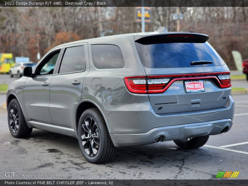 Destroyer Gray / Black 2022 Dodge Durango R/T AWD