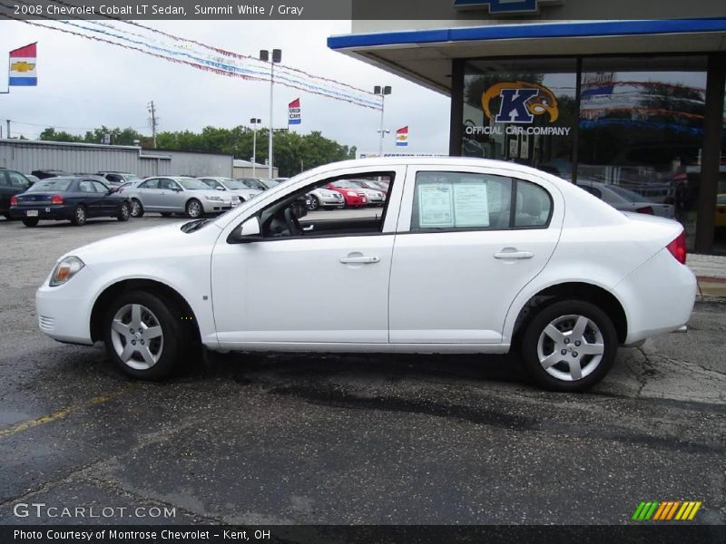 Summit White / Gray 2008 Chevrolet Cobalt LT Sedan