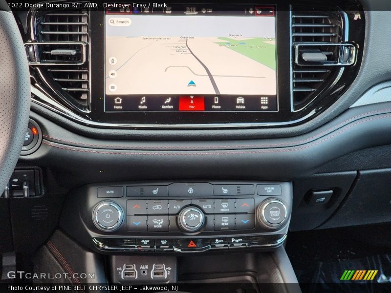 Navigation of 2022 Durango R/T AWD