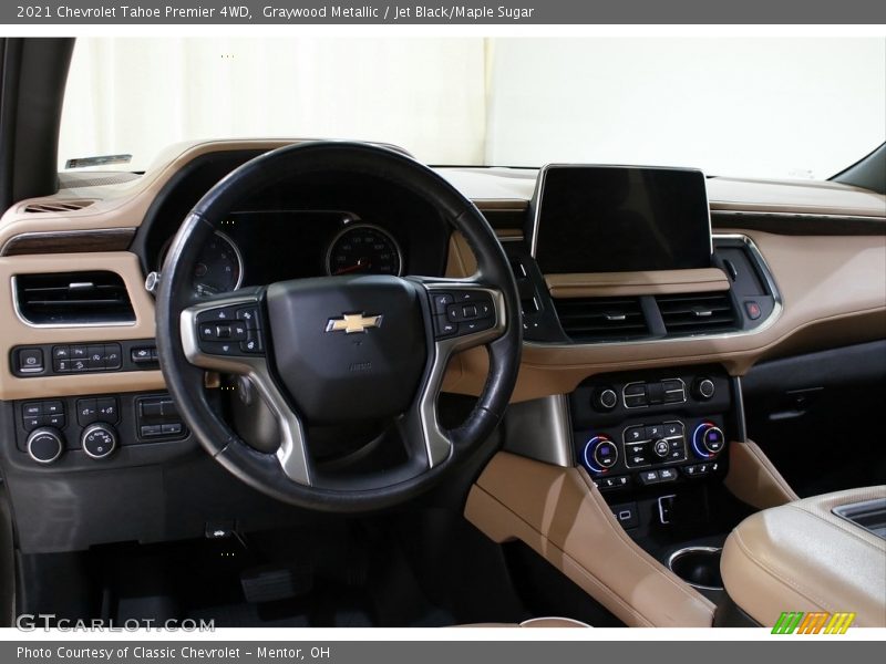 Graywood Metallic / Jet Black/Maple Sugar 2021 Chevrolet Tahoe Premier 4WD