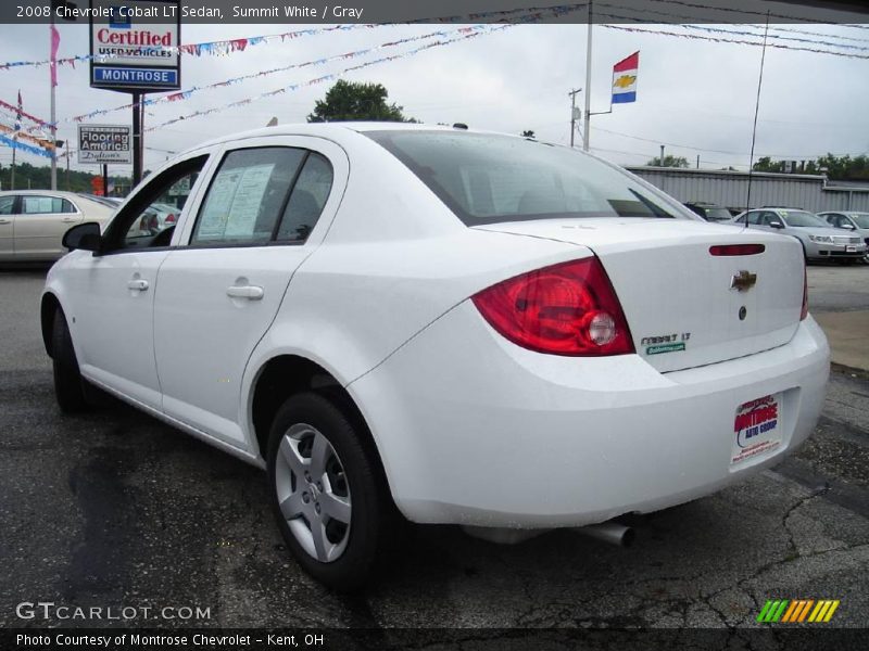 Summit White / Gray 2008 Chevrolet Cobalt LT Sedan