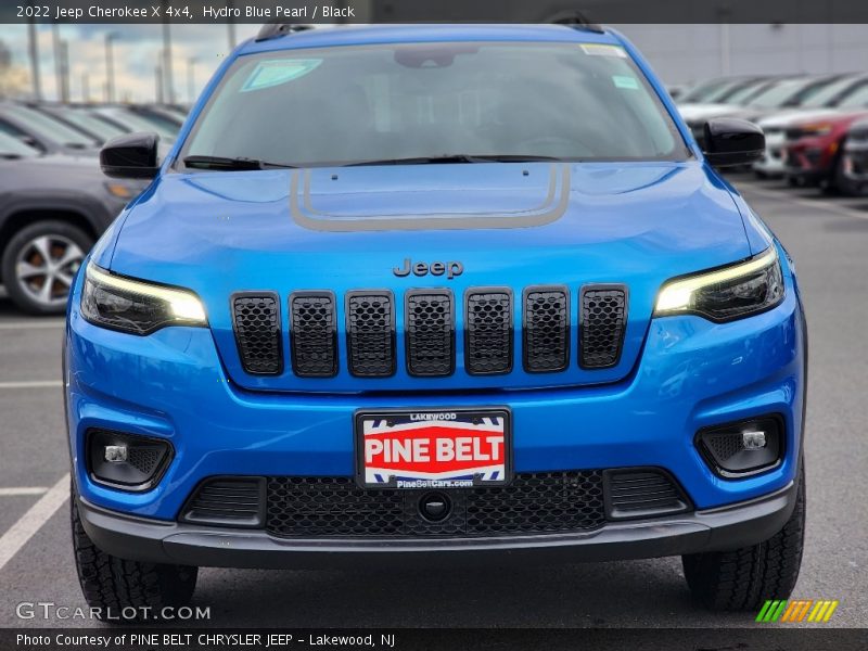 Hydro Blue Pearl / Black 2022 Jeep Cherokee X 4x4