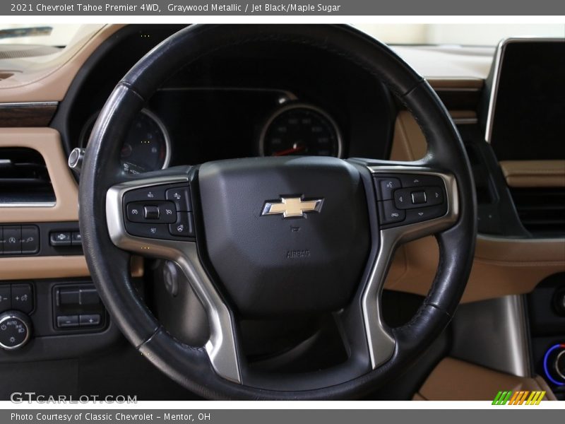 Graywood Metallic / Jet Black/Maple Sugar 2021 Chevrolet Tahoe Premier 4WD