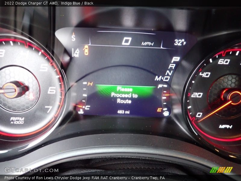 Indigo Blue / Black 2022 Dodge Charger GT AWD