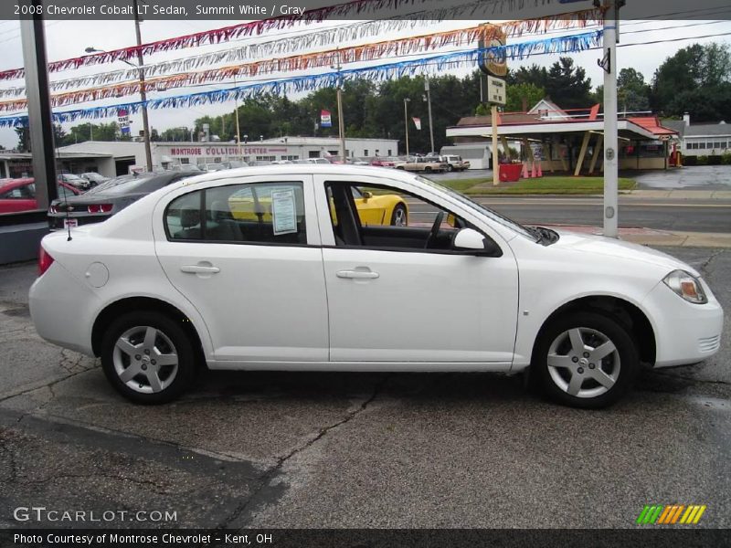 Summit White / Gray 2008 Chevrolet Cobalt LT Sedan