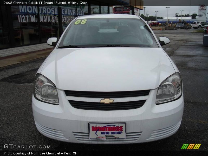 Summit White / Gray 2008 Chevrolet Cobalt LT Sedan