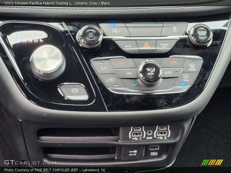 Controls of 2022 Pacifica Hybrid Touring L