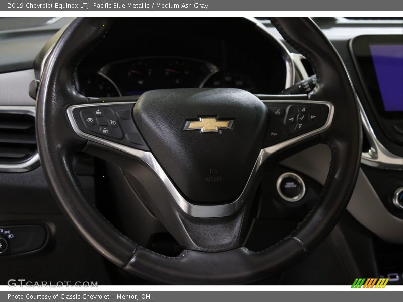 Pacific Blue Metallic / Medium Ash Gray 2019 Chevrolet Equinox LT