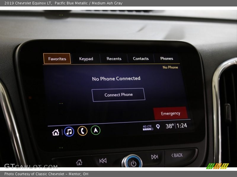 Pacific Blue Metallic / Medium Ash Gray 2019 Chevrolet Equinox LT