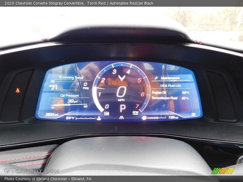  2020 Corvette Stingray Convertible Stingray Convertible Gauges