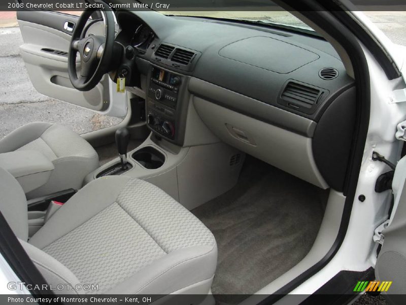 Summit White / Gray 2008 Chevrolet Cobalt LT Sedan