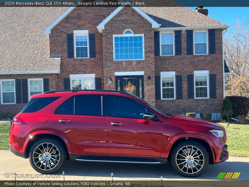designo Cardinal Red Metallic / Black 2020 Mercedes-Benz GLE 350 4Matic