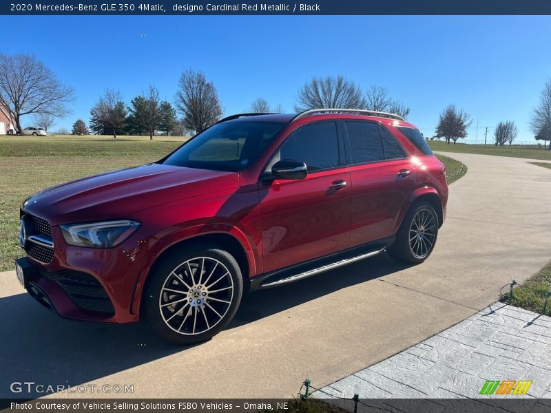 designo Cardinal Red Metallic / Black 2020 Mercedes-Benz GLE 350 4Matic