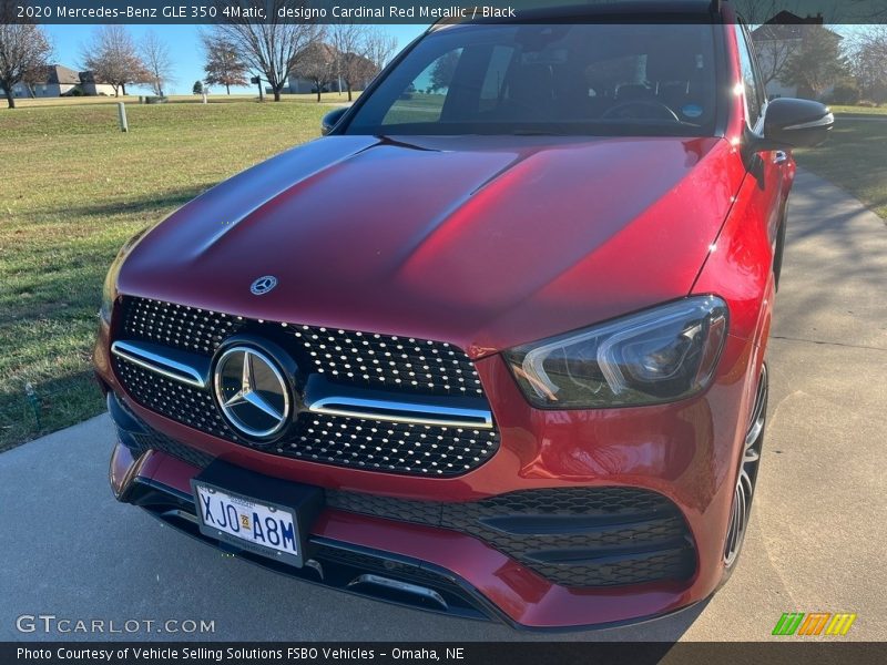 designo Cardinal Red Metallic / Black 2020 Mercedes-Benz GLE 350 4Matic