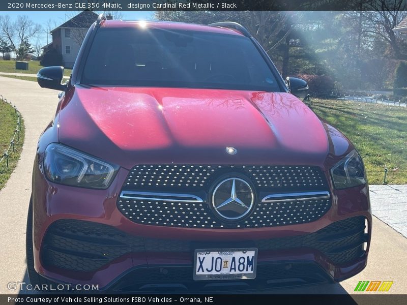 designo Cardinal Red Metallic / Black 2020 Mercedes-Benz GLE 350 4Matic