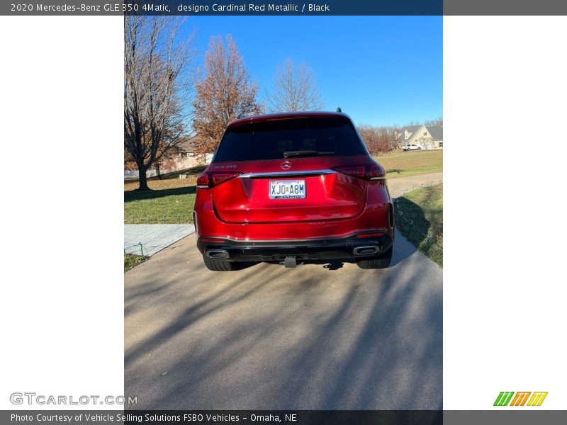 designo Cardinal Red Metallic / Black 2020 Mercedes-Benz GLE 350 4Matic