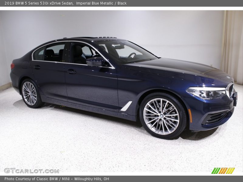 Imperial Blue Metallic / Black 2019 BMW 5 Series 530i xDrive Sedan