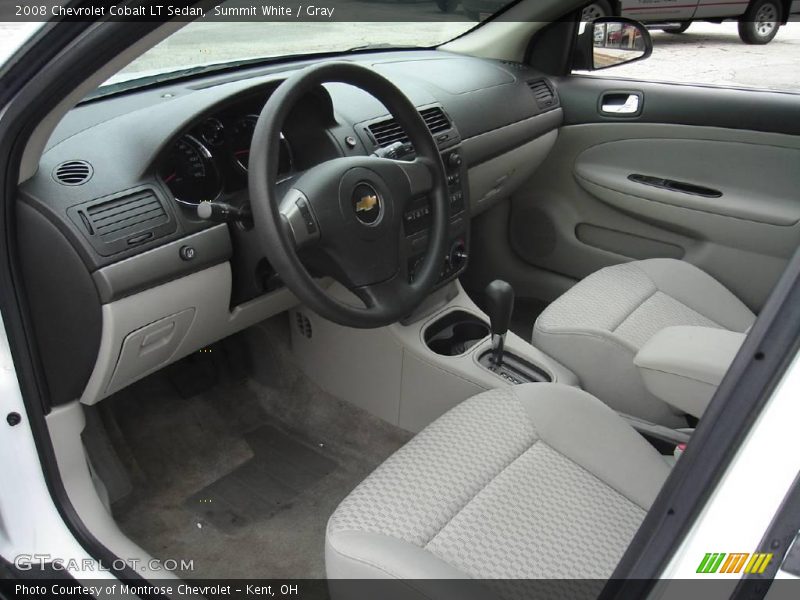 Summit White / Gray 2008 Chevrolet Cobalt LT Sedan
