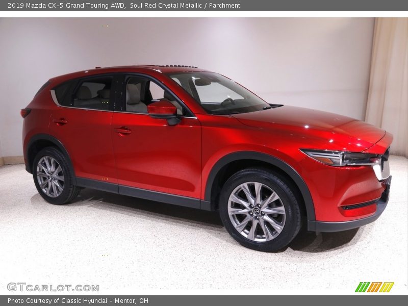 Soul Red Crystal Metallic / Parchment 2019 Mazda CX-5 Grand Touring AWD