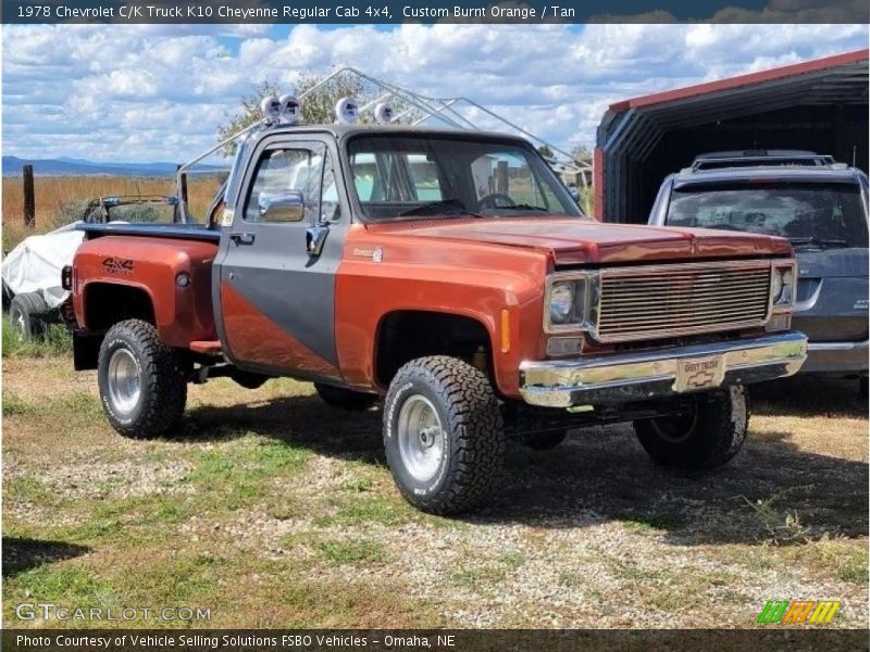 Front 3/4 View of 1978 C/K Truck K10 Cheyenne Regular Cab 4x4