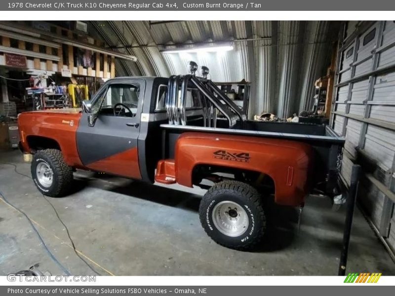  1978 C/K Truck K10 Cheyenne Regular Cab 4x4 Custom Burnt Orange