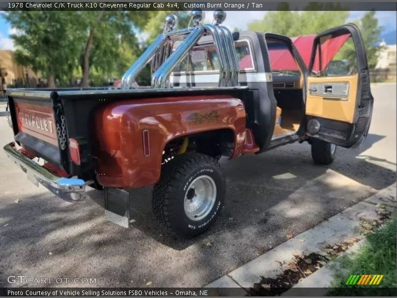  1978 C/K Truck K10 Cheyenne Regular Cab 4x4 Custom Burnt Orange
