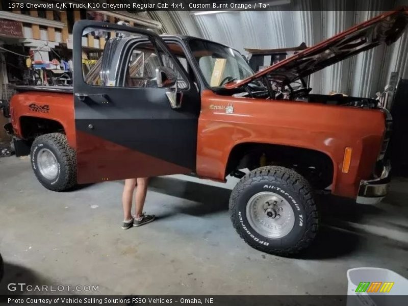  1978 C/K Truck K10 Cheyenne Regular Cab 4x4 Custom Burnt Orange