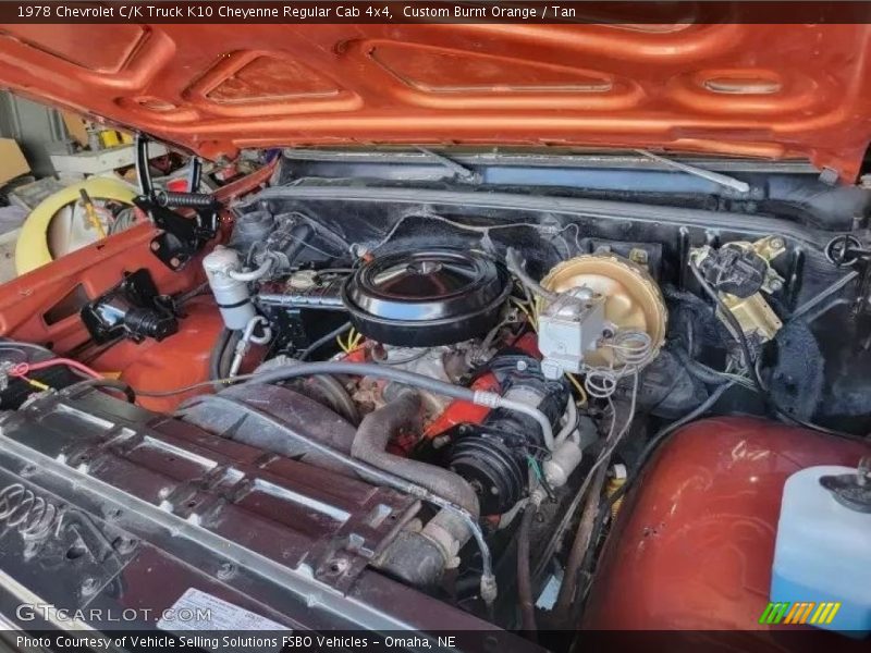  1978 C/K Truck K10 Cheyenne Regular Cab 4x4 Engine - 350 cid OHV 16-Valve V8