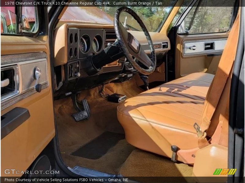  1978 C/K Truck K10 Cheyenne Regular Cab 4x4 Tan Interior