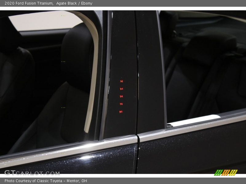 Agate Black / Ebony 2020 Ford Fusion Titanium