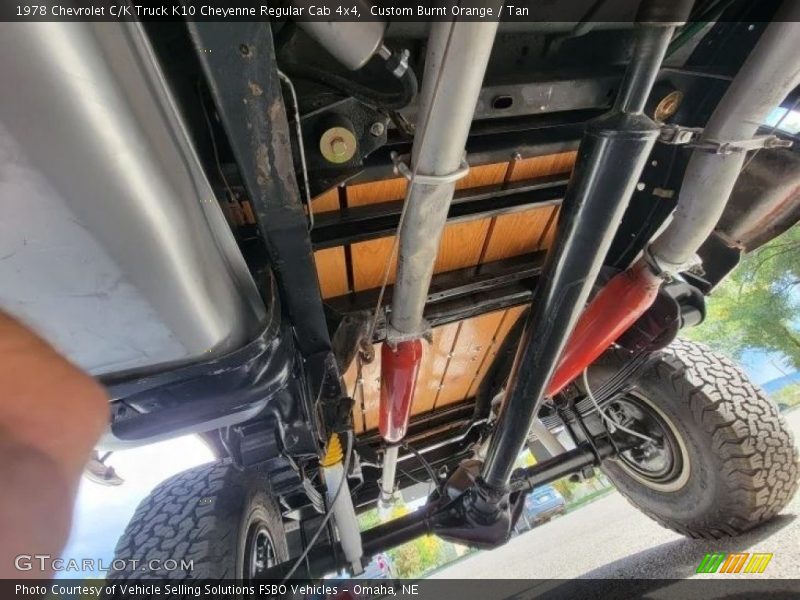 Undercarriage of 1978 C/K Truck K10 Cheyenne Regular Cab 4x4