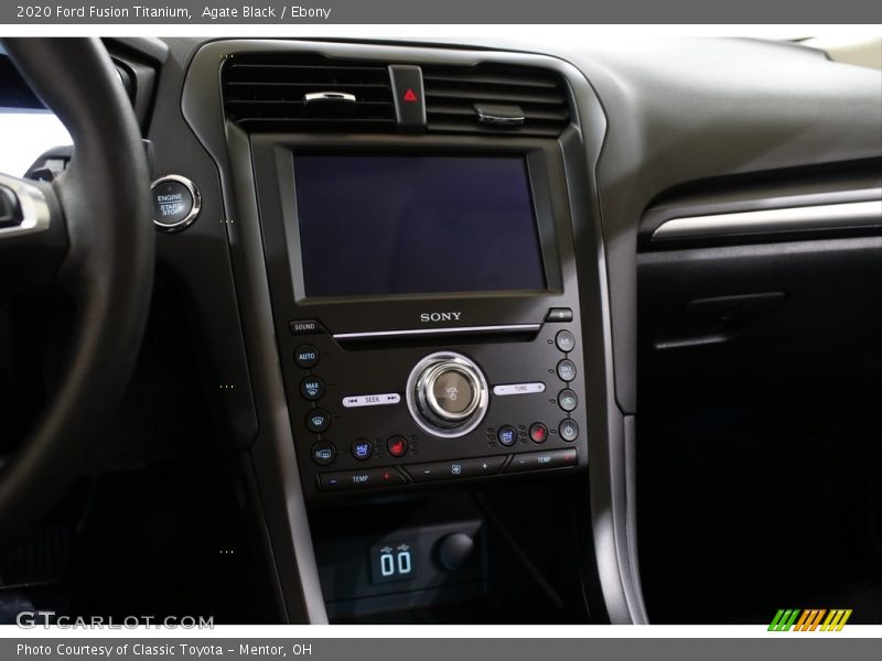 Controls of 2020 Fusion Titanium