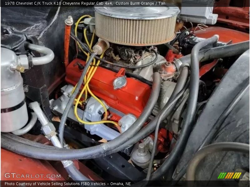  1978 C/K Truck K10 Cheyenne Regular Cab 4x4 Engine - 350 cid OHV 16-Valve V8