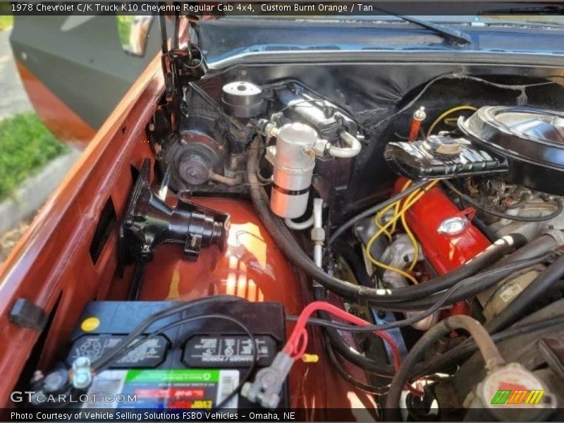  1978 C/K Truck K10 Cheyenne Regular Cab 4x4 Engine - 350 cid OHV 16-Valve V8