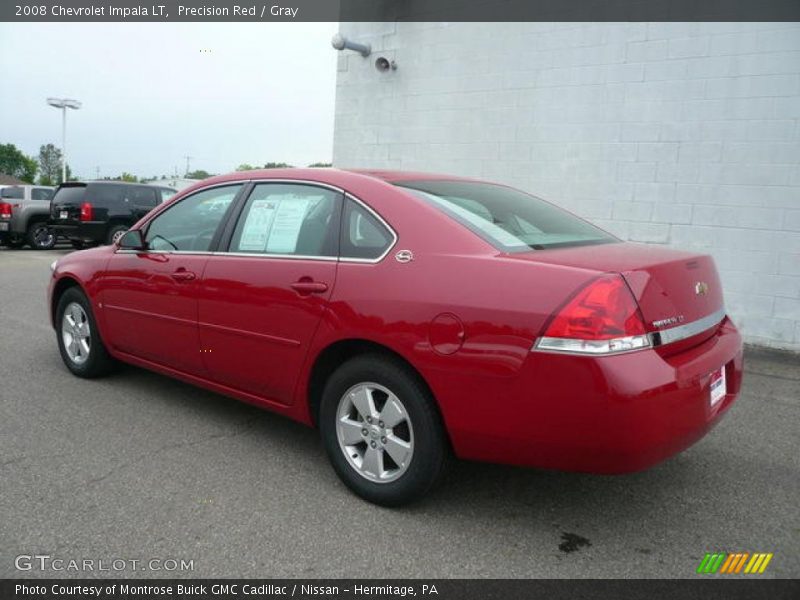 Precision Red / Gray 2008 Chevrolet Impala LT