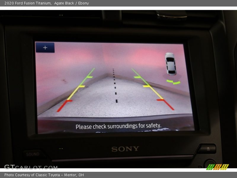 Controls of 2020 Fusion Titanium